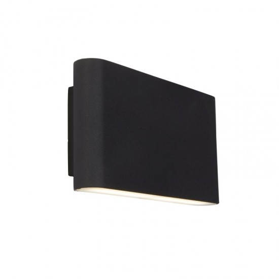 67228-006 Outdoor Black Up & Down LED Wall Lamp