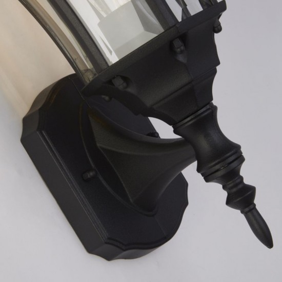 67230-006 Outdoor Black Uplighter Wall Lamp