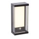 72061-006 Black LED Solar Wall Lamp with Sensor