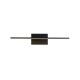 75473-006 Black LED Wall Lamp IP44