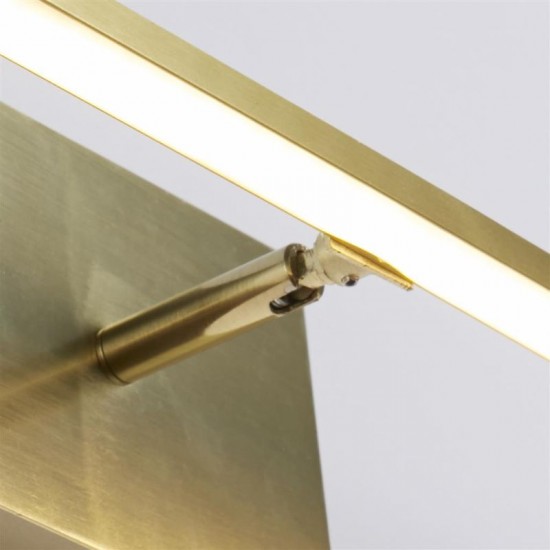 75472-006 Satin Brass LED Wall Lamp IP44