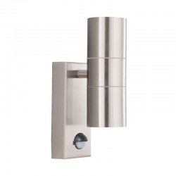 61980-006 Marine Grade Stainless Steel 2 Light PIR Wall Lamp