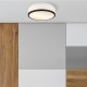 32835-006 Bathroom Black Ceiling Lamp with Opal Glass Ø 23 cm