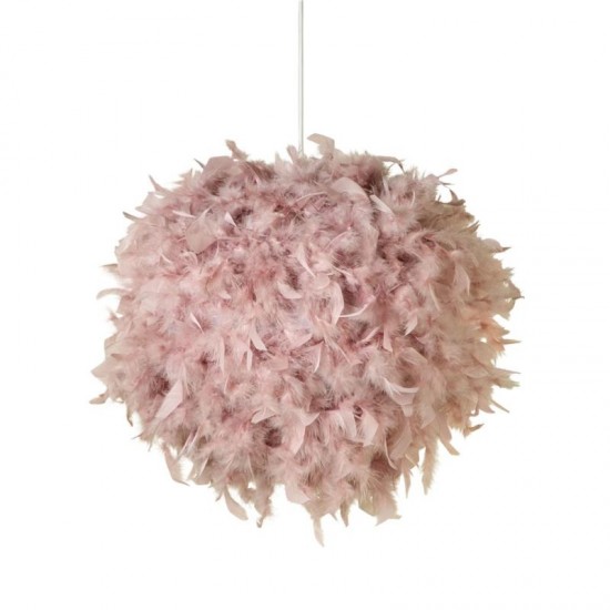 78929-006 - Shade Only - Pink Feather Shade for Pendant