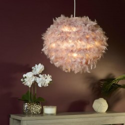 78929-006 - Shade Only - Pink Feather Shade for Pendant