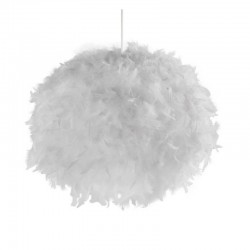 78928-006 - Shade Only - White Feather Shade for Pendant