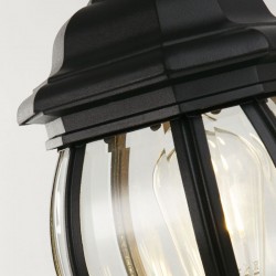 72079-006 Outdoor Black Lantern Post with Clear Glass 72079-006 Outdoor Black Lantern Post with Clear Glass
