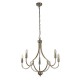72153-006 Satin Silver 5 Light Centre Fitting 72153-006 Satin Silver 5 Light Centre Fitting