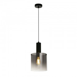 72181-006 Matt Black Pendant with Smoked Ombre Glass 72181-006 Matt Black Pendant with Smoked Ombre Glass