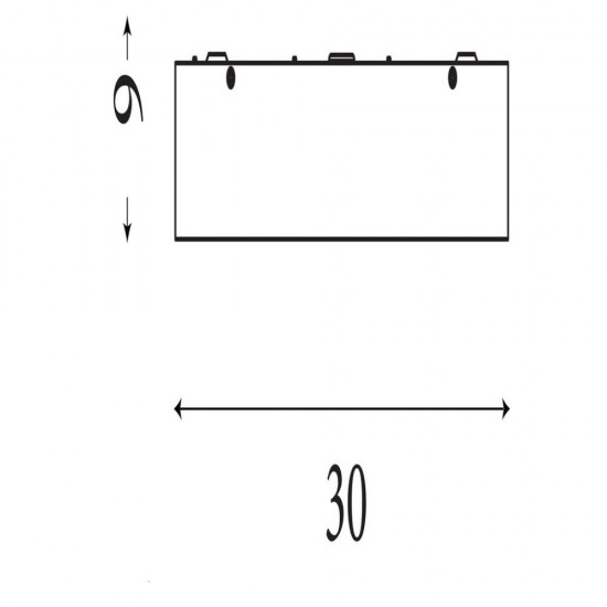 64641-006 White LED Flush with White Diffuser