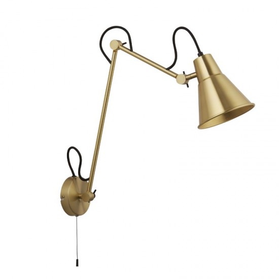 72086-006 Brass Swing Wall Lamp