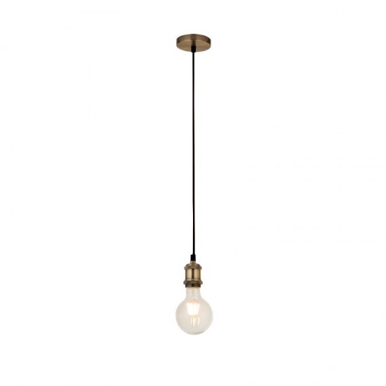 61956-006 - Antique Brass Suspension E27 - 300 cm