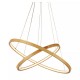 78967-006 Gold LED Pendant with Natural Bamboo