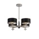 9637-006 Black & Polished Chrome 4 Light Centre Fitting 9637-006 Black & Polished Chrome 4 Light Centre Fitting