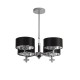 9637-006 Black & Polished Chrome 4 Light Centre Fitting 9637-006 Black & Polished Chrome 4 Light Centre Fitting