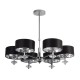 59614-006 Black & Polished Chrome 6 Light Centre Fitting 59614-006 Black & Polished Chrome 6 Light Centre Fitting