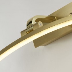 72093-006 Satin Brass & Polished Brass LED Picture Light