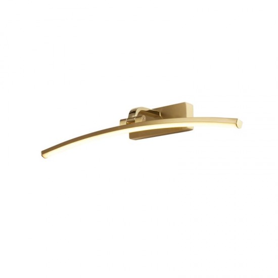 72095-006 Satin Brass & Polished Brass LED Picture Light