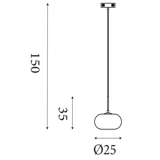 79263-006 Matt Gold LED Pendant with White Confetti Glass