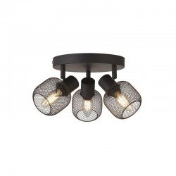 72105-006 Black 3 Round Spotlights