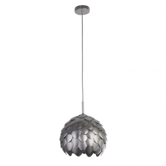 9641-006 Silver Metal 1 Light Hanging Pendant 9641-006 Silver Metal 1 Light Hanging Pendant