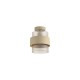 78938-006 Sand Pendant with Amber Ribbed Glass
