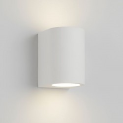 9474-006 White Plaster Wall Lamp