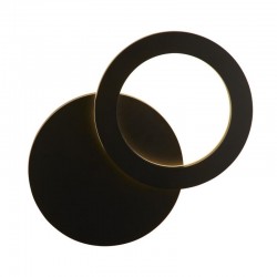 75495-006 Matt Black LED Rotatable Wall Lamp IP44