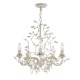 8602-006 Cream & Gold 5 Light Centre Fitting with Crystal