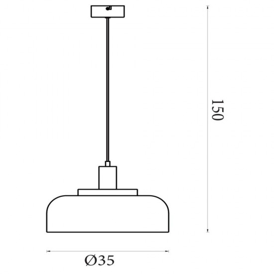 79287-006 Black Pendant