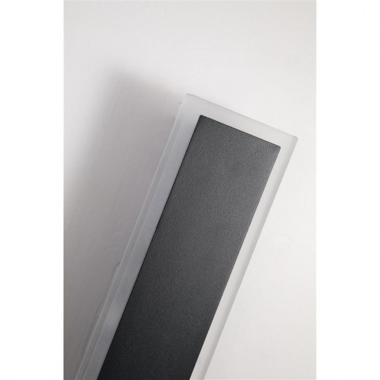 79290-006 Black Square CCT Wall Lamp IP65
