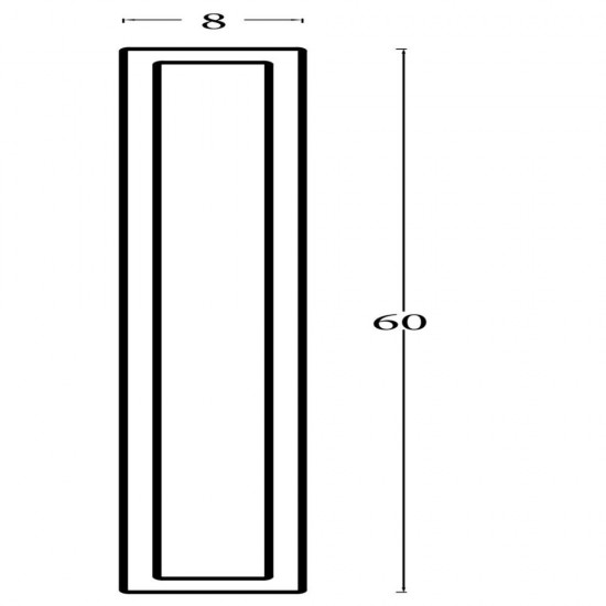 79291-006 Black Square CCT Wall Lamp IP65