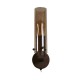 75408-006 Matt Brown Wall Lamp with Amber Glass
