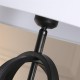 79303-006 Black Table Lamp with White Shade