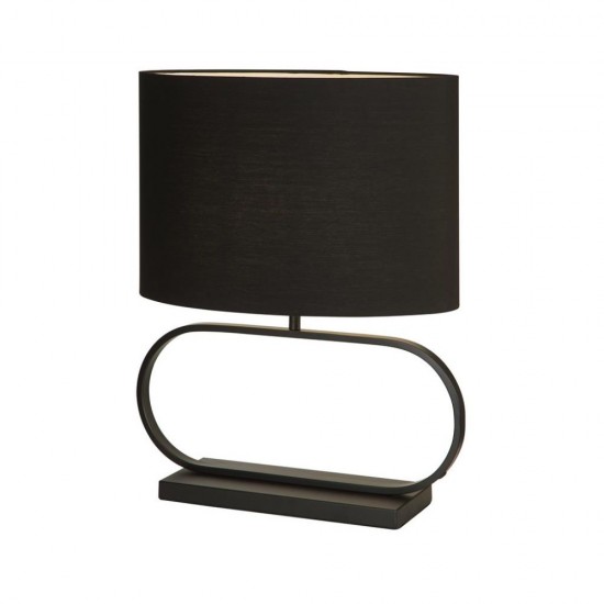 79305-006 Black Table Lamp with Black Shade
