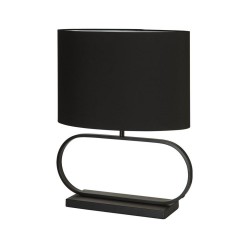 79305-006 Black Table Lamp with Black Shade