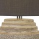 55265-006 Grey Cement Table Lamp with Grey Shade
