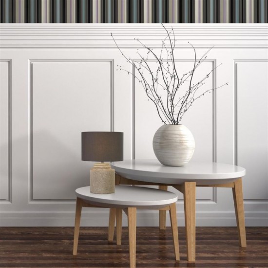 55265-006 Grey Cement Table Lamp with Grey Shade