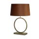 79317-006 Bronze Table Lamp with Orange Velvet Shade