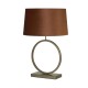 79317-006 Bronze Table Lamp with Orange Velvet Shade