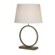 79318-006 Bronze Table Lamp with White Shade