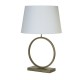 79318-006 Bronze Table Lamp with White Shade