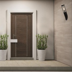 72196-006 Black Wall Lamp with Smoked Diffuser