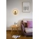 79346-006 Sand Gold LED Wall Lamp with Clear & White Diffuser