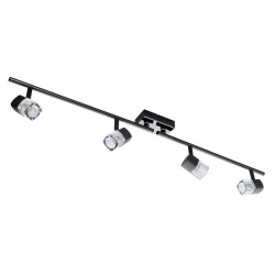 9605-006 Black Chrome 4 Spotlights with Clear Glasses 9605-006 Black Chrome 4 Spotlights with Clear Glasses