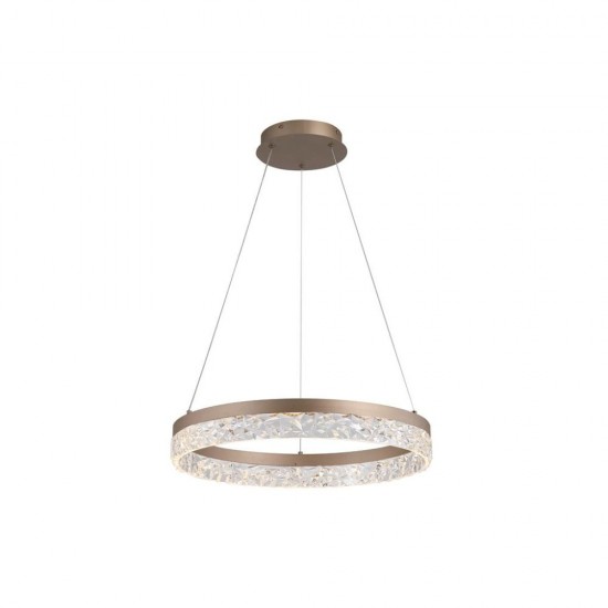 79352-006 Latte LED Pendant with Clear Acrylic