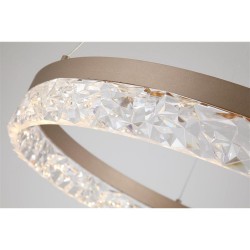79352-006 Latte LED Pendant with Clear Acrylic