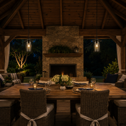 61981-006 Outdoor Black Lantern Pendant