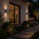 54885-006 Outdoor Dark Grey 2 Light Wall Lamp