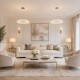 16490-010 Crystal Lighting Effect LED Pendant Ø 40 cm